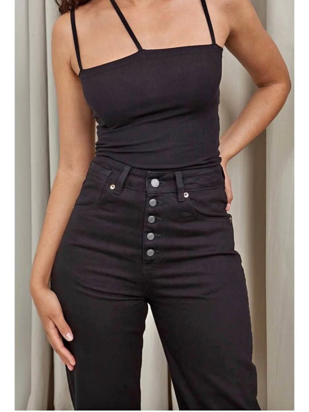 Bonnie black Decade High waisted jeans